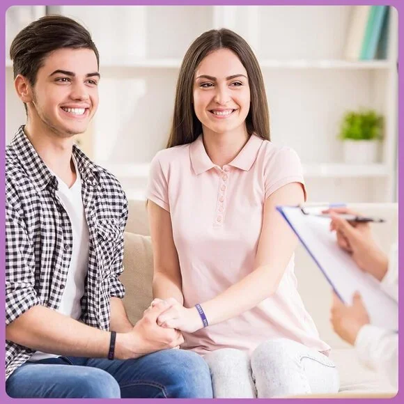 100pcs Purple Ribbon Awareness Bracelets Bulk Multiple Disease Support Charitabl - Picture 6 of 6